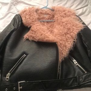 Sunset+ Spring Faux leather jacket